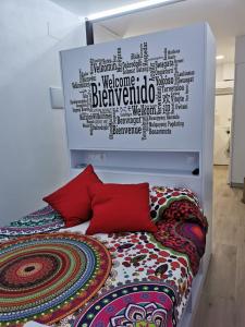 Posteľ alebo postele v izbe v ubytovaní Apartamento Moderno y acogedor Antú, cerca de la playa