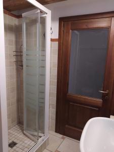 Een badkamer bij Casa Semon