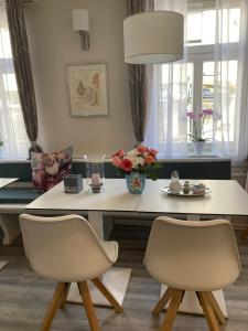 Un lugar para sentarse en Hotel-Pension Adler Untertürkheim