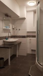 Un baño de Hotel-Pension Adler Untertürkheim