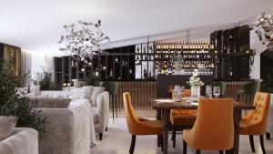Posezení v ubytování Hotel Palace Ukraine