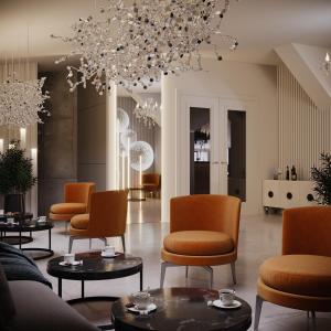 Posezení v ubytování Hotel Palace Ukraine