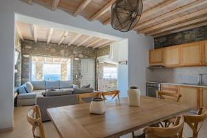 A seating area at Natural Stone Villas