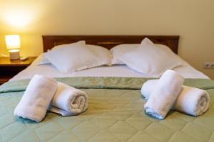 En eller flere senge i et værelse på Apartament Family Rivulus 8