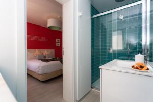 Letto o letti in una camera di Chic Studios