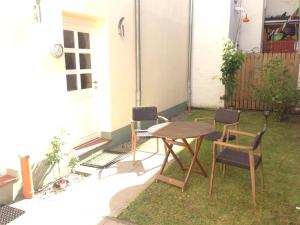 Κήπος έξω από το Ferienwohnung Bode +2 φωτογραφίες