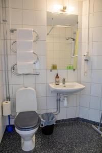 Ванная комната в Hotell Station