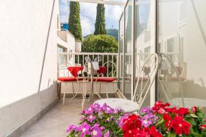Balkón nebo terasa v ubytování Hotel Dubrovnik