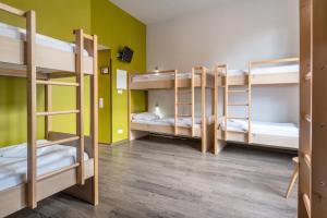 Postel nebo postele na pokoji v ubytování MEININGER Hotel Berlin Mitte