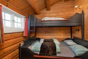 Tempat tidur susun dalam kamar di Besseggen Fjellpark AS