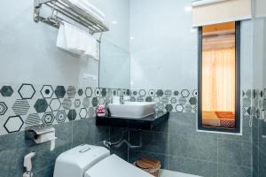 Koupelna v ubytování Minh Minh Nam Hotel