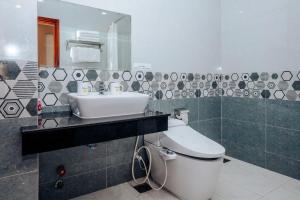 Koupelna v ubytování Minh Minh Nam Hotel