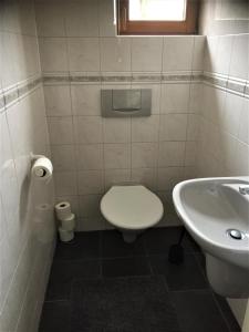 Koupelna v ubytování Ubytování Pod lázněmi Klimkovice + 27 fotografií