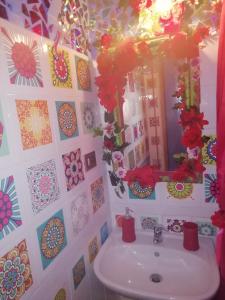 Ванная комната в Suite d'Artista Calcata