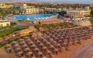 an aerial view of a resort with a pool at Cleopatra Luxury Resort Sharm El Sheikh in Sharm El Sheikh