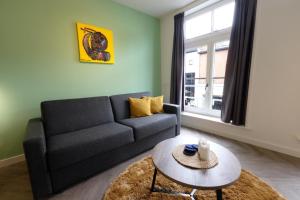Posezení v ubytování Beautiful 60m2 One-Bedroom Apartment with Terrace - WA7A