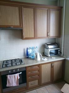 Kitchen o kitchenette sa Однокомнатная Шота Руставели