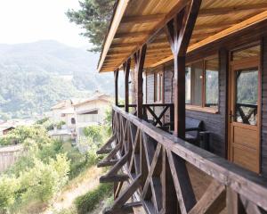 Balkon oz. terasa v nastanitvi Planinski Polah House