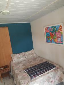 Postel nebo postele na pokoji v ubytování Casa caiçara