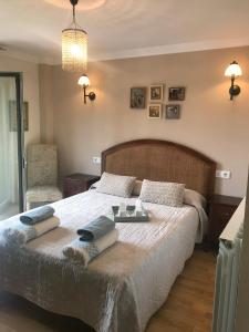 Posteľ alebo postele v izbe v ubytovaní Casa el EDEN de Cameros + 36 fotografií