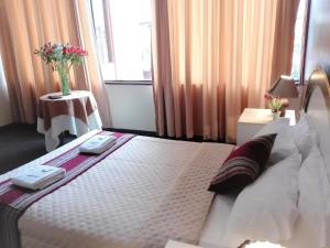 Cama ou camas em um quarto em Los Q'eros