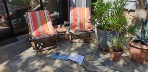 Ein Patio oder anderer Außenbereich in der Unterkunft LA MAISON DE BIORD