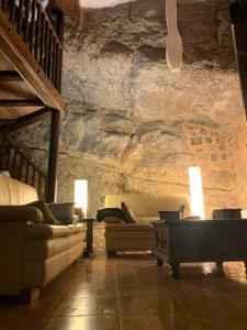 Posezení v ubytování Casa De La Roca
