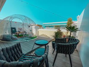 Posezení v ubytování 禾旅宿Ho Hostel 墾丁夢幻島