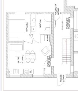 Plan piętra w obiekcie Mamrowisko