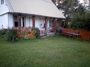 Vonkajšia záhrada v ubytovaní Domek Jancio Wodnik