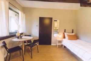 Postel nebo postele na pokoji v ubytování EDELFUCHS-LODGE