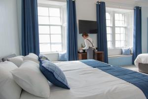 Letto o letti in una camera di Coorie