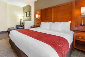 Voodi või voodid majutusasutuse Comfort Suites Newark - Harrison toas