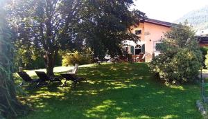 Zahrada ubytování Al Chiar di Luna B&B Valtellina