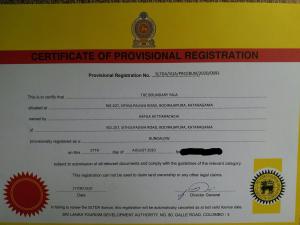 Certifikát, hodnocení, plakát nebo jiný dokument vystavený v ubytování The Boundary Yala