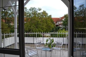 Balkón nebo terasa v ubytování Főnix Design Rooms
