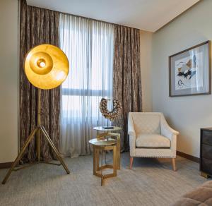 Posezení v ubytování Ansares Hotel