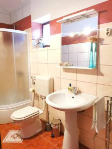 Koupelna v ubytování Apartment Biljana