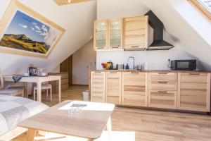 Kuchyňa alebo kuchynka v ubytovaní Apartamenty Liptowskie Hale Zakopane