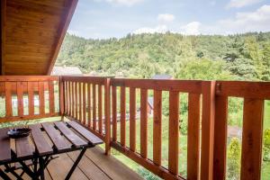 Balkón nebo terasa v ubytování Pension Rieger