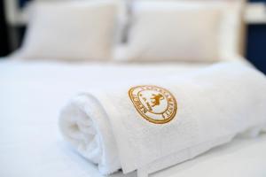 Łóżko lub łóżka w pokoju w obiekcie APARTAMENTY ARTE LUBLIN Niecała 11 - faktura VAT parking free