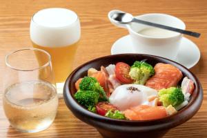 日式旅馆内部或周边提供的食物