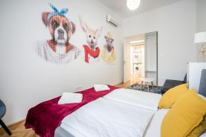 Posteľ alebo postele v izbe v ubytovaní BpR Stylish VAGABOND Apartment with AC
