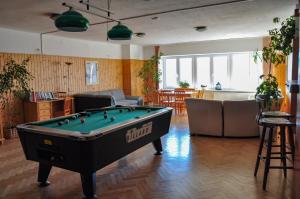 Biliardový stôl v ubytovaní Pension Horalka