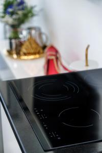Kuchyň nebo kuchyňský kout v ubytování Alexandra Apartments