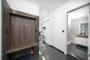 Kuchyň nebo kuchyňský kout v ubytování Alexandra Apartments