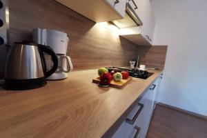 Kuchyň nebo kuchyňský kout v ubytování Apartment Samlandin