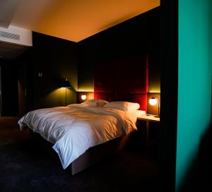 Postel nebo postele na pokoji v ubytování Hotel Viktorosa