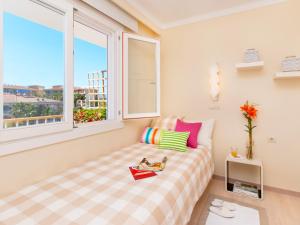 Posteľ alebo postele v izbe v ubytovaní Apartment Corales de Mar, at Alcudia Beach