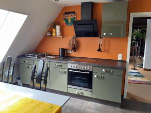 Dapur atau dapur kecil di Loft Ziegelei